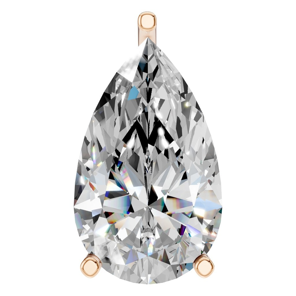 PE-0662 Rose Gold Pendant SET - Back View