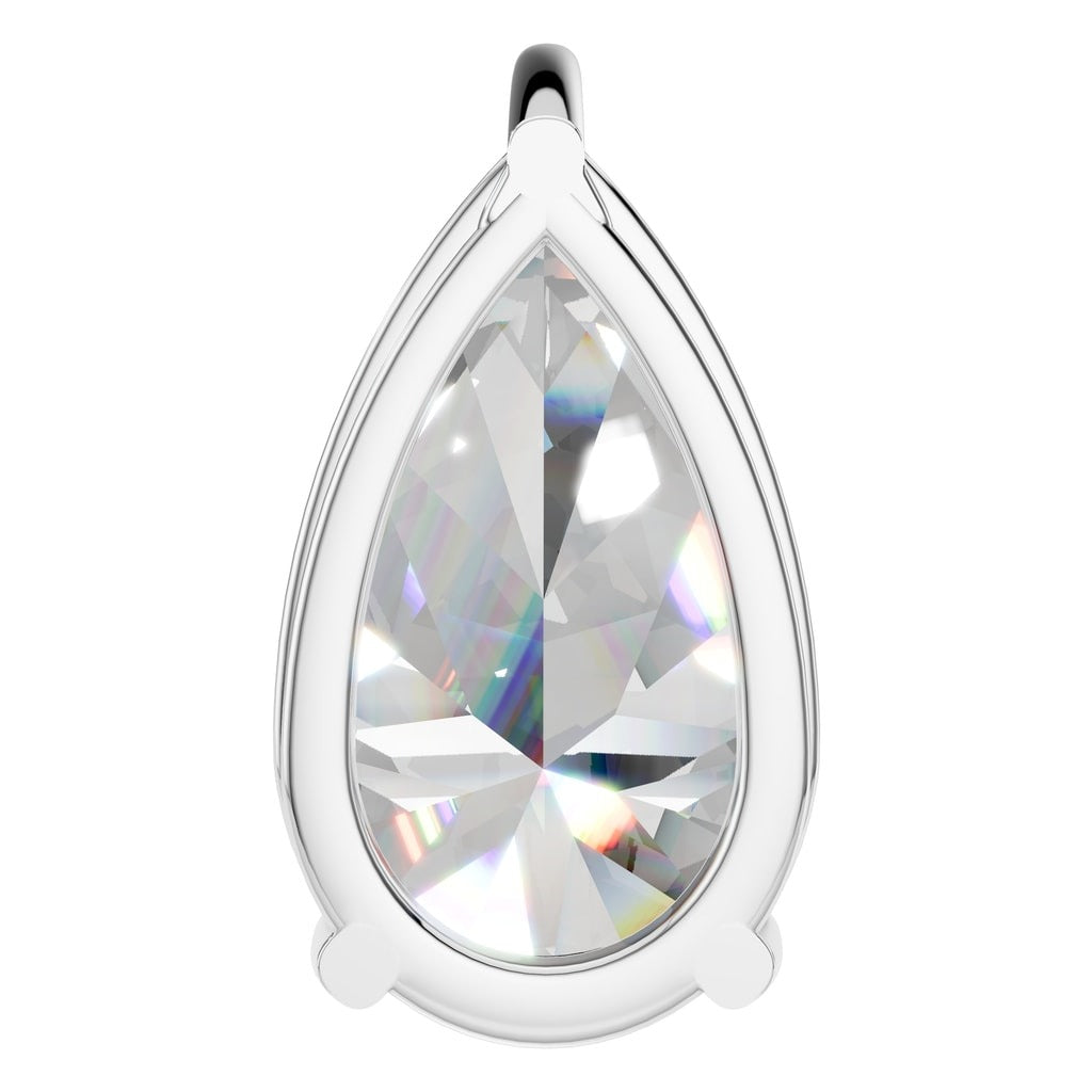 PE-0662 White Gold Pendant SET - Main View