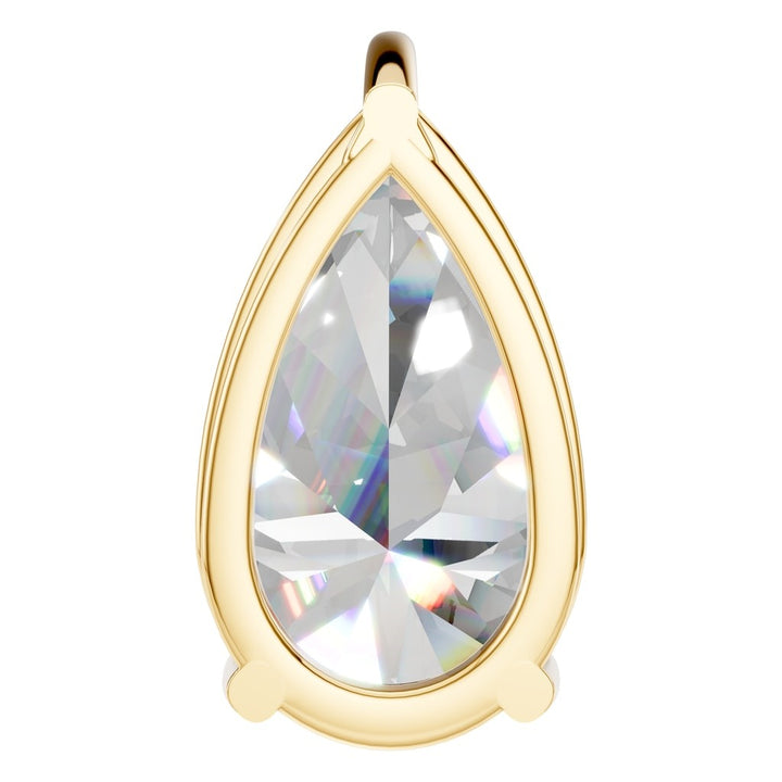 Solitaire Pendant Mounting - Pear 15x9mm
