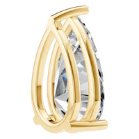 PE-0662 Yellow Gold Pendant SET - Angle View