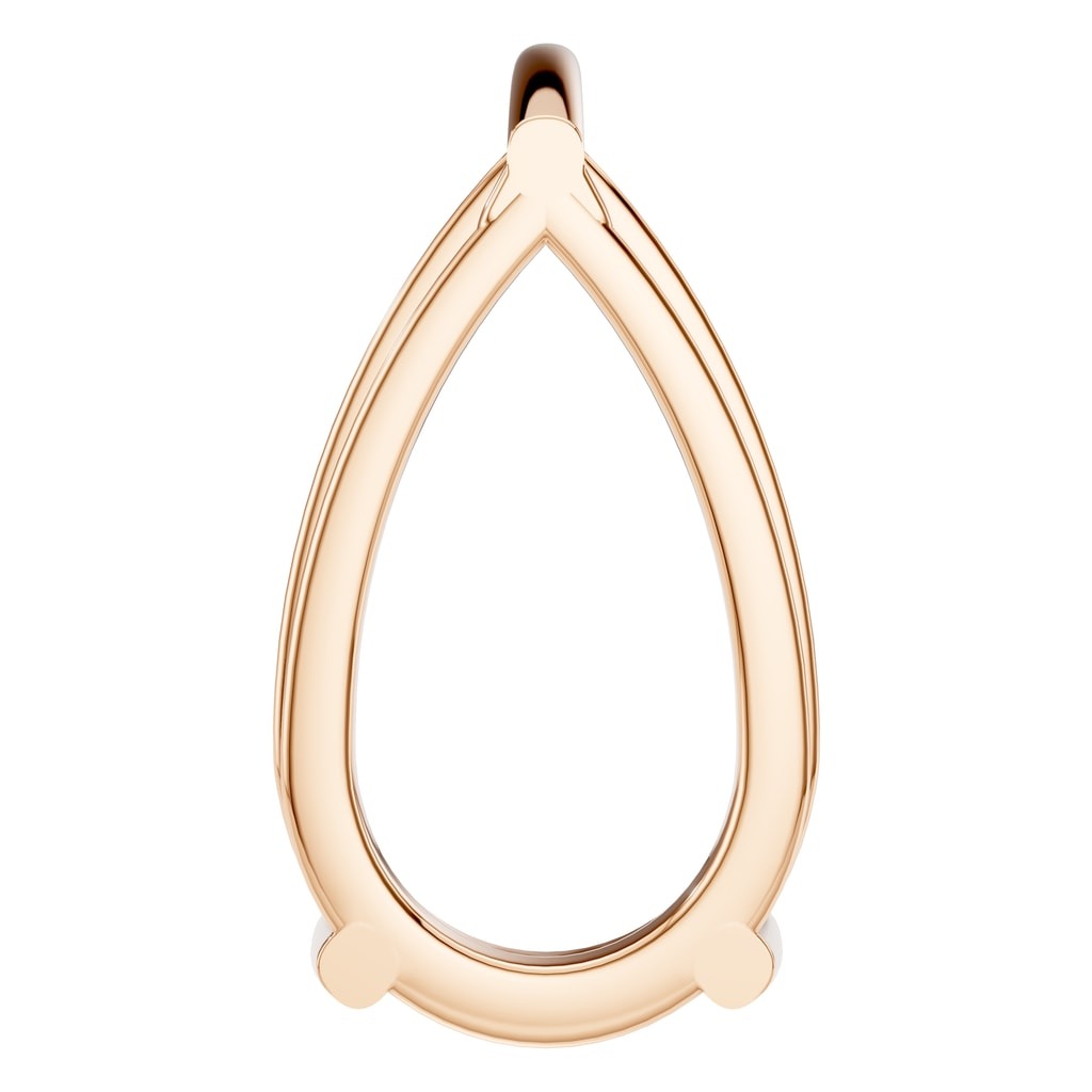 PE-0662 Rose Gold Pendant UNSET - Main View