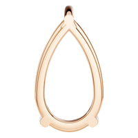 PE-0662 Rose Gold Pendant UNSET - Main View