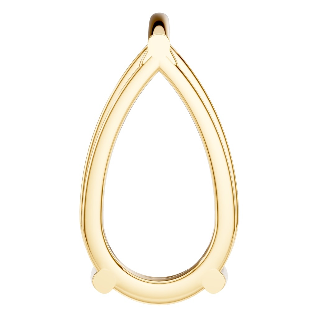 PE-0662 Yellow Gold Pendant UNSET - Main View