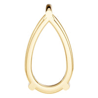 PE-0662 Yellow Gold Pendant UNSET - Main View