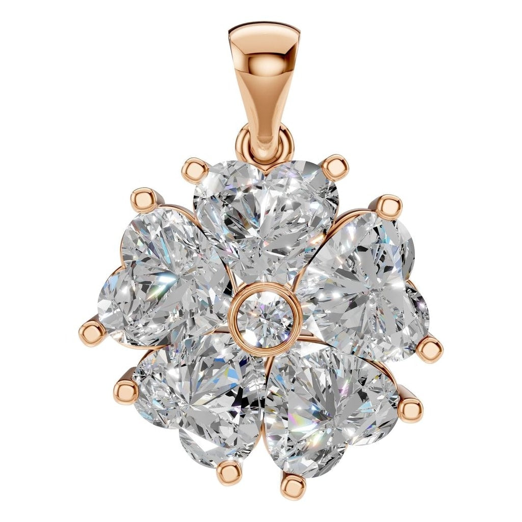 PE-0756 Rose Gold Pendant SET - Main View