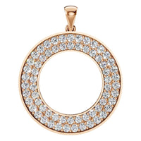 PE-0868 Rose Gold Pendant SET - Main View