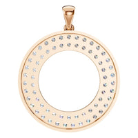 PE-0868 Rose Gold Pendant SET - BACK