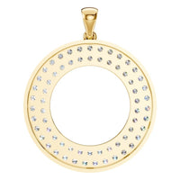 PE-0868 Yellow Gold Pendant SET - BACK