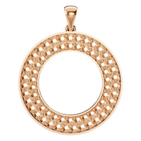 PE-0868 Rose Gold Pendant UNSET - Main View