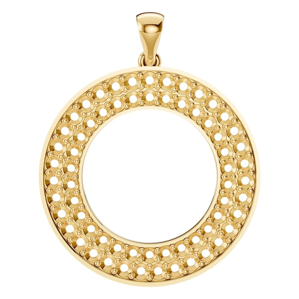 PE-0868 Yellow Gold Pendant UNSET - Main View