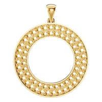 PE-0868 Yellow Gold Pendant UNSET - Main View