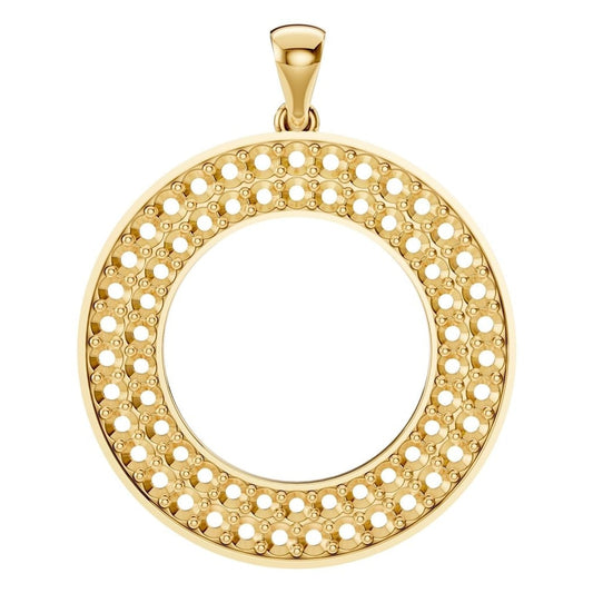 PE-0868 Yellow Gold Pendant UNSET - Main View