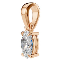 PE-1164 Rose Gold Pendant SET - ANGLE