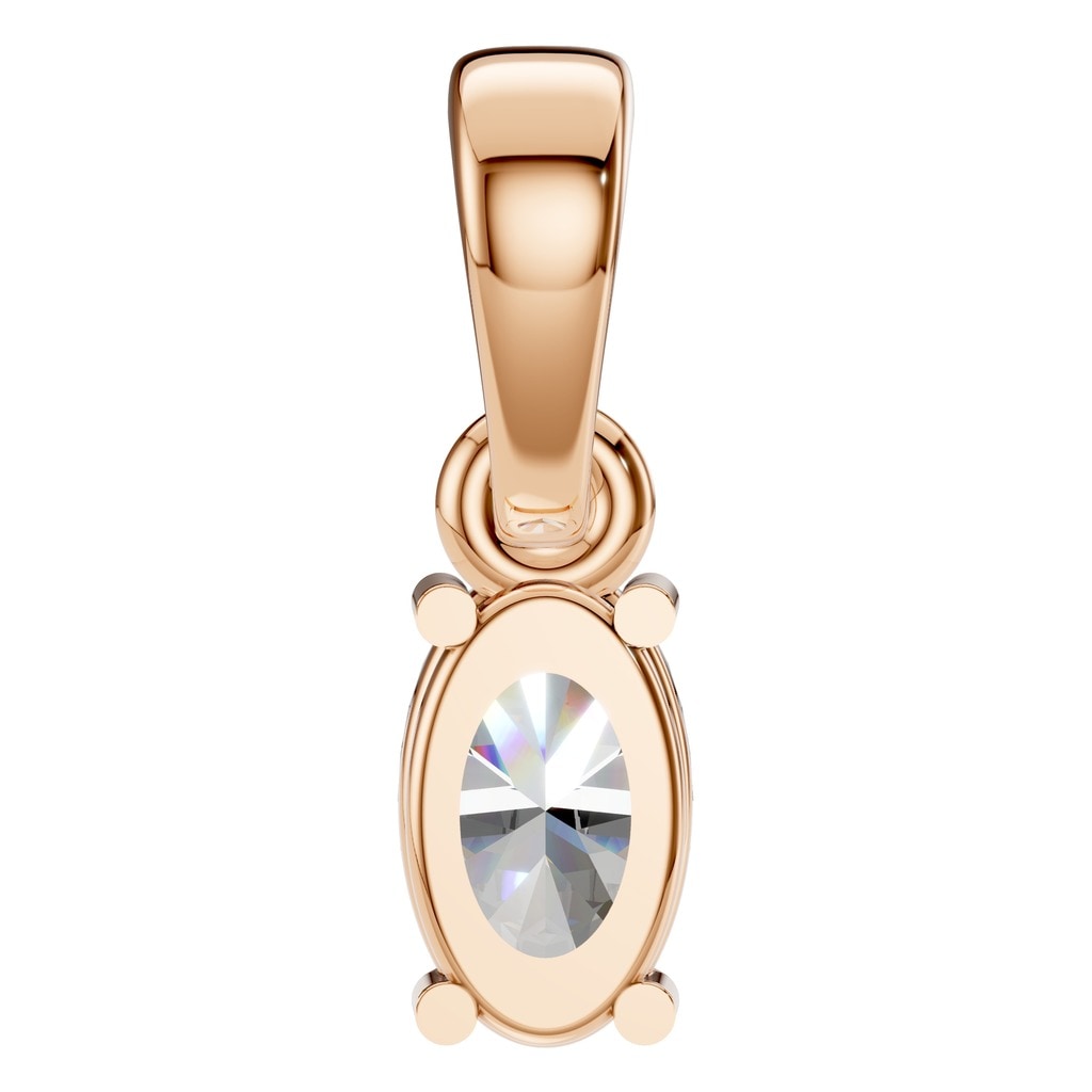 PE-1164 Rose Gold Pendant SET - BACK