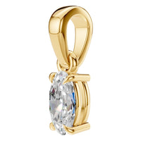 PE-1164 Yellow Gold Pendant SET - ANGLE