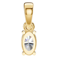 PE-1164 Yellow Gold Pendant SET - BACK