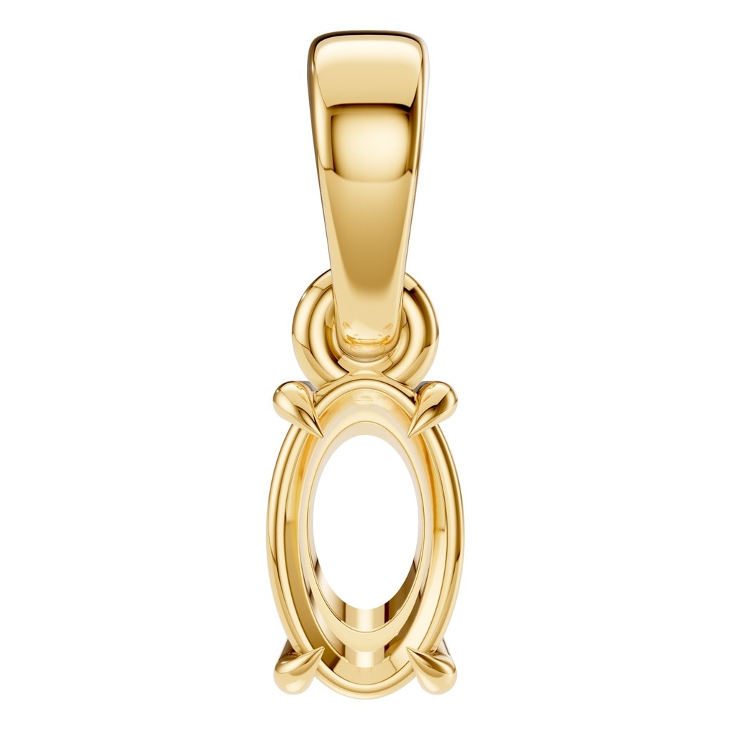 PE-1164 Yellow Gold Pendant UNSET - Main View