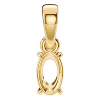 PE-1164 Yellow Gold Pendant UNSET - Main View
