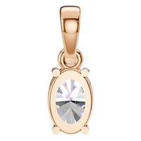 PE-1164 Rose Gold Pendant SET - BACK