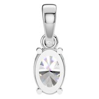 PE-1164 White Gold Pendant SET - BACK