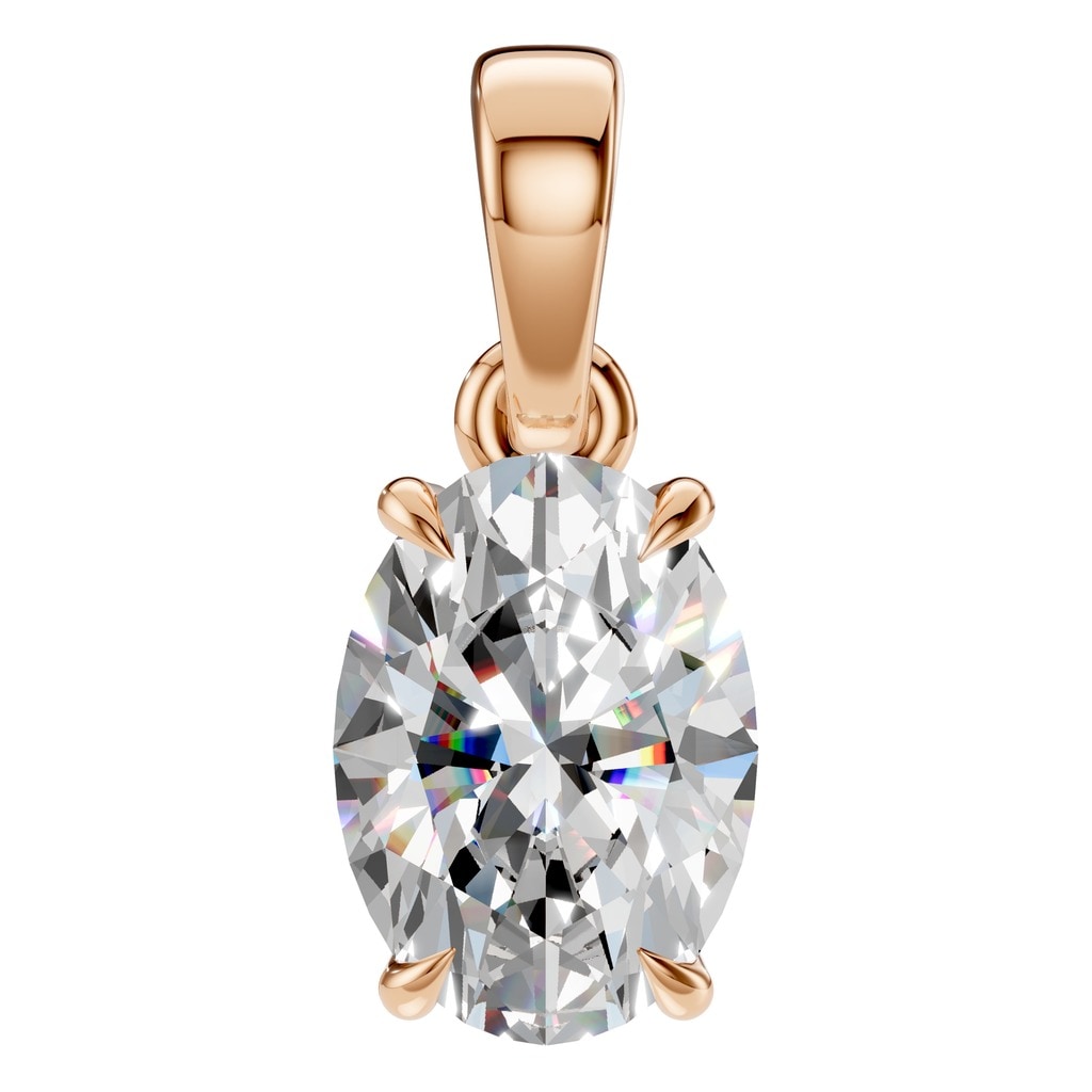 PE-1164 Rose Gold Pendant SET - Main View