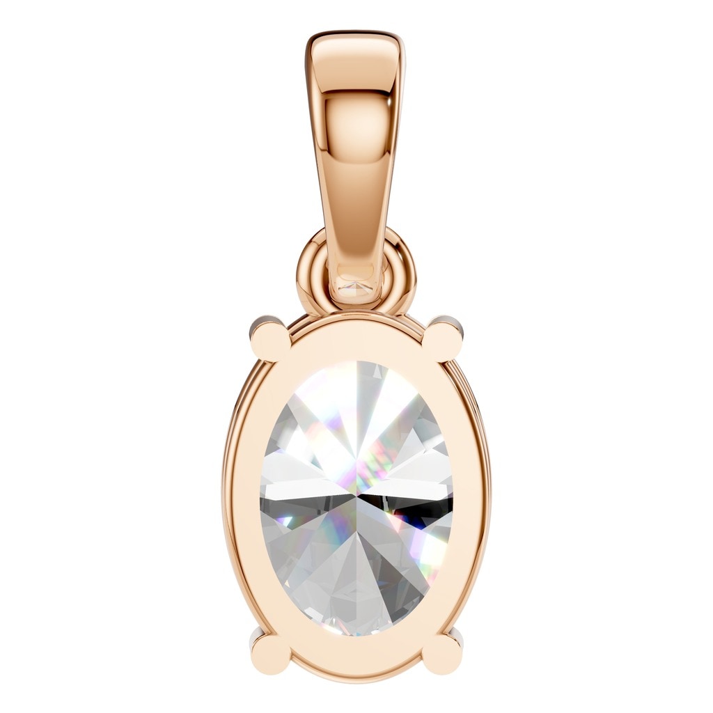 PE-1164 Rose Gold Pendant SET - BACK