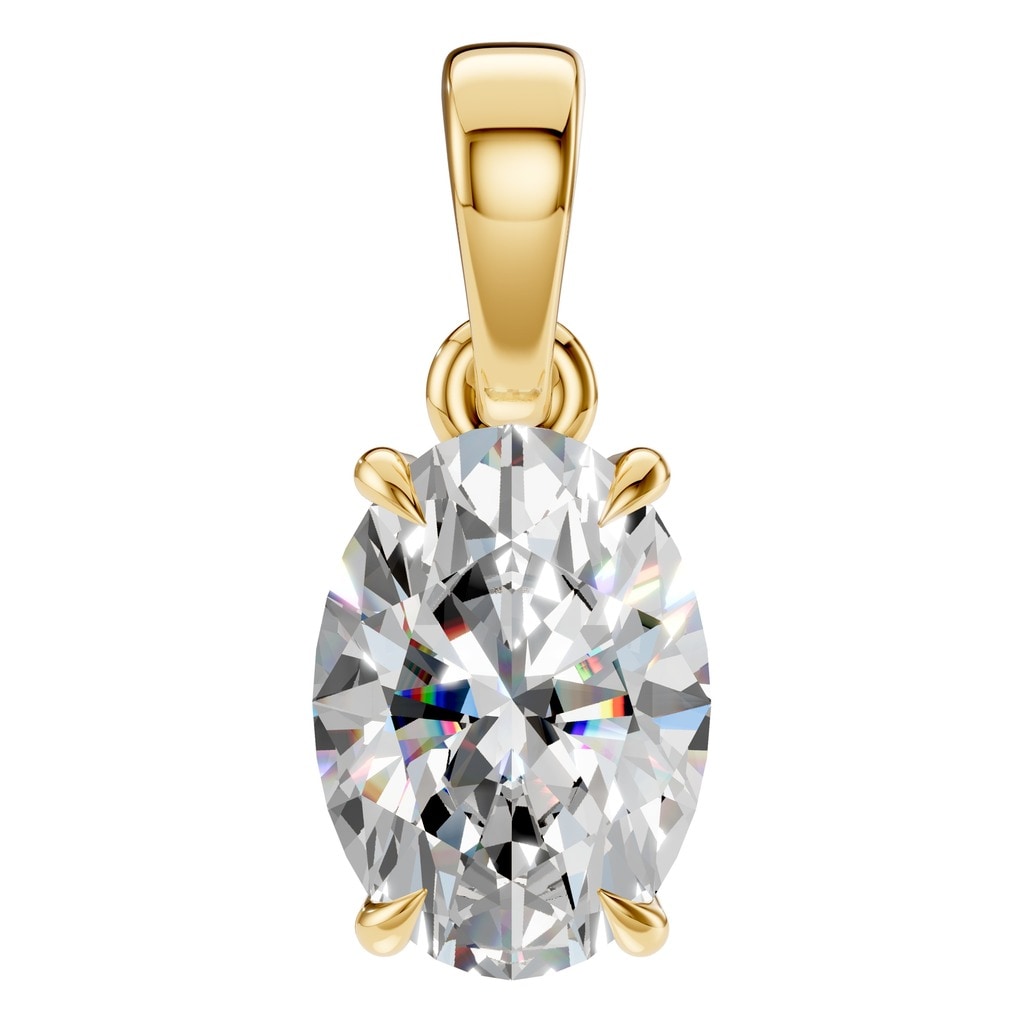 PE-1164 Yellow Gold Pendant SET - Main View