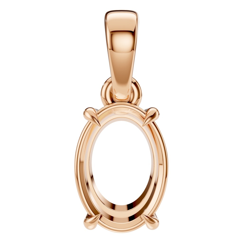 PE-1164 Rose Gold Pendant UNSET - Main View