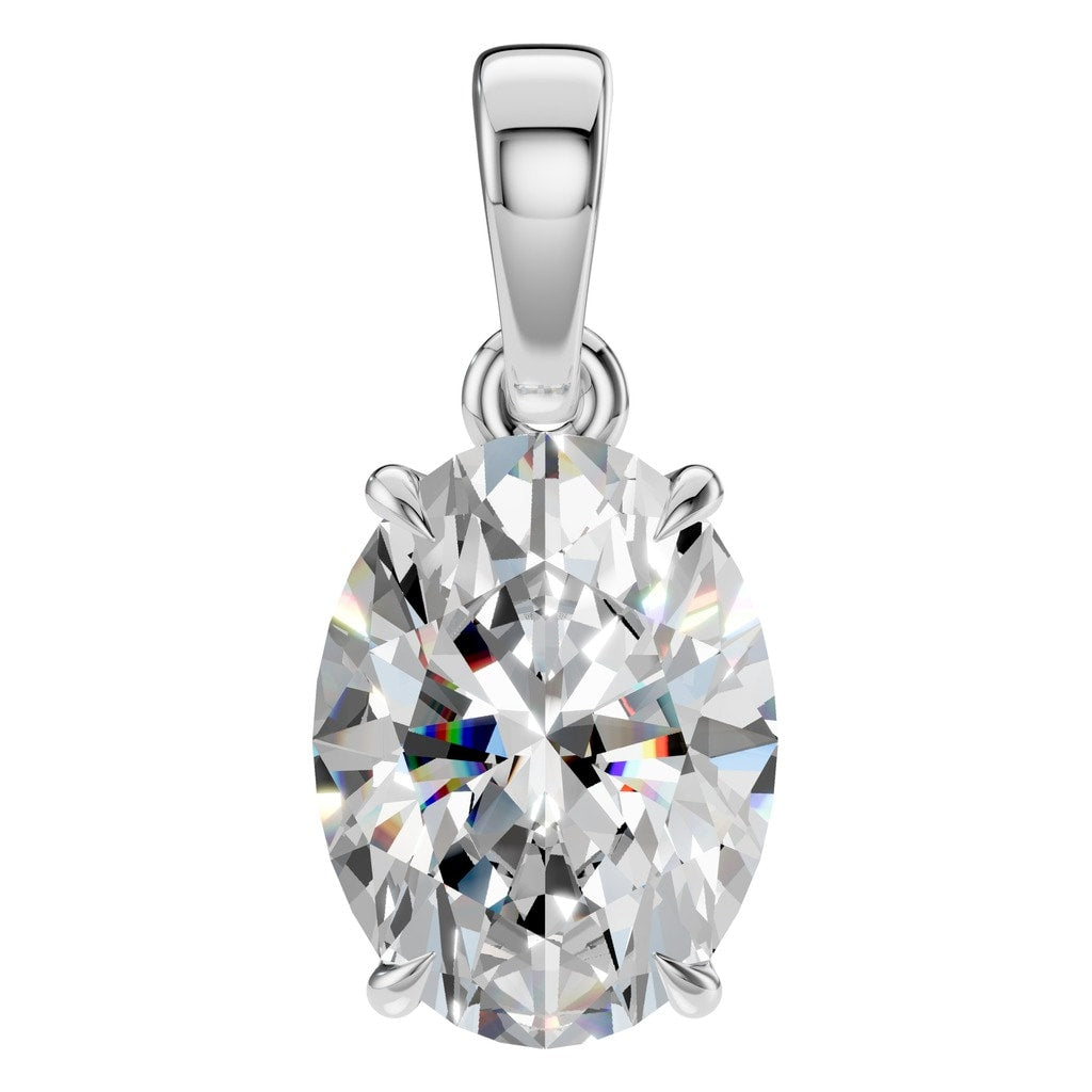 PE-1164 White Gold Pendant SET - Main View