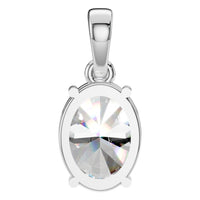 PE-1164 White Gold Pendant SET - BACK