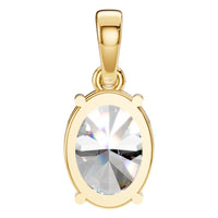 PE-1164 Yellow Gold Pendant SET - BACK