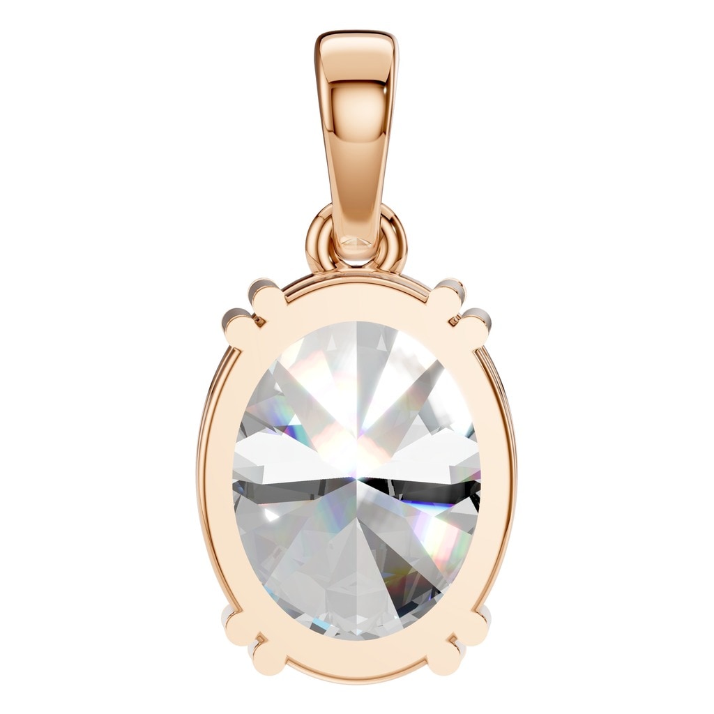 PE-1164 Rose Gold Pendant SET - BACK
