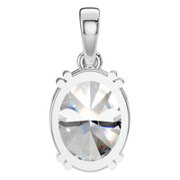 PE-1164 White Gold Pendant SET - BACK