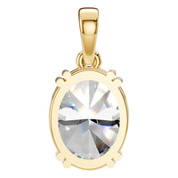 PE-1164 Yellow Gold Pendant SET - BACK