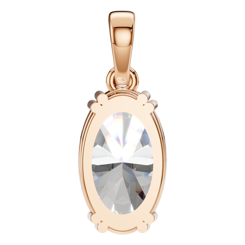 PE-1164 Rose Gold Pendant SET - BACK