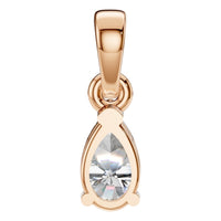 PE-1164 Rose Gold Pendant SET - BACK