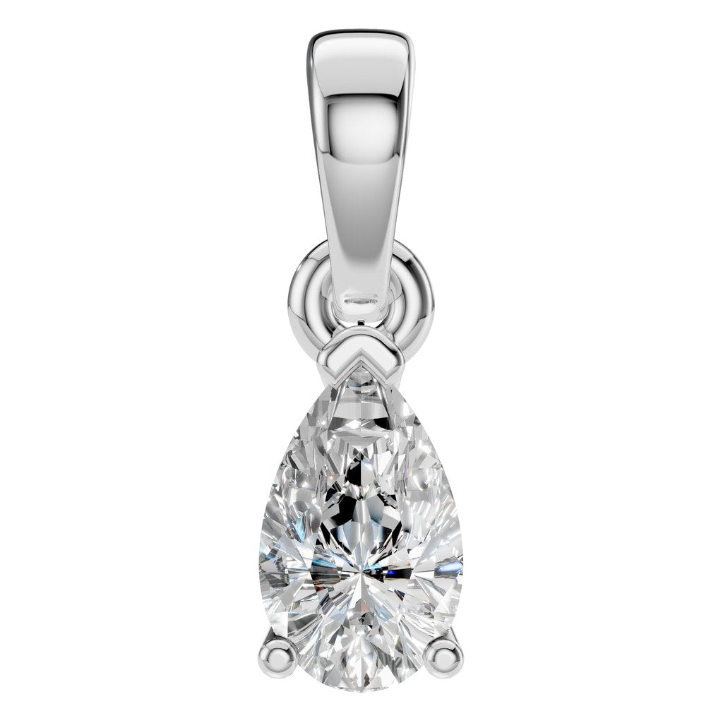 PE-1164 White Gold Pendant SET - Main View