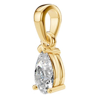 PE-1164 Yellow Gold Pendant SET - ANGLE