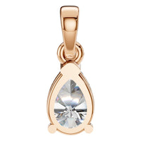 PE-1164 Rose Gold Pendant SET - BACK