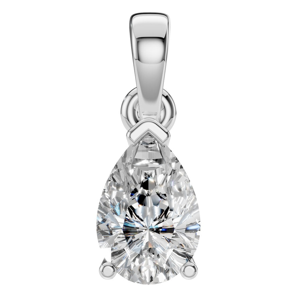PE-1164 White Gold Pendant SET - Main View