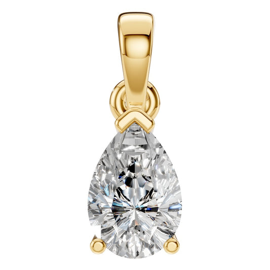 PE-1164 Yellow Gold Pendant SET - Main View