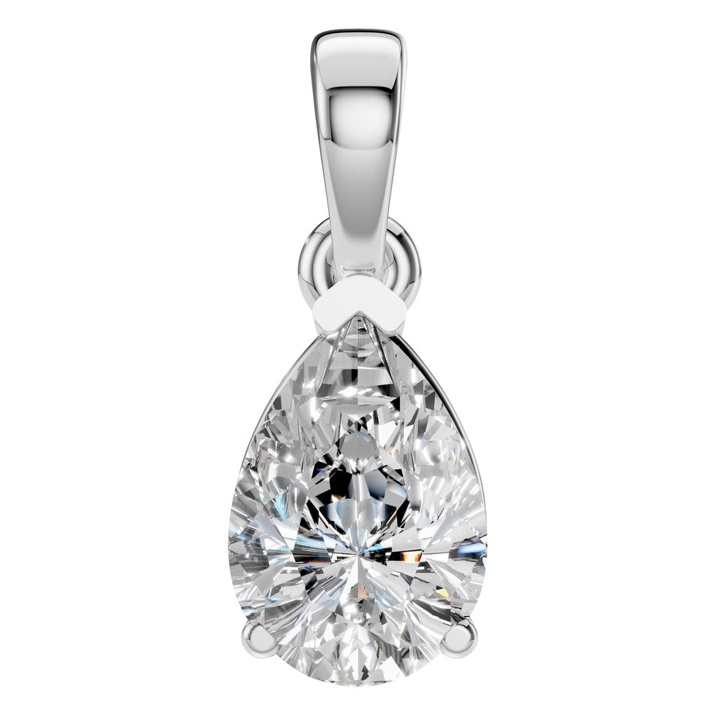 PE-1164 White Gold Pendant SET - Main View