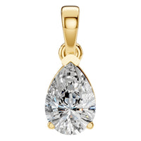 PE-1164 Yellow Gold Pendant SET - Main View