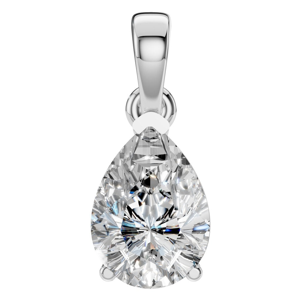PE-1164 White Gold Pendant SET - Main View