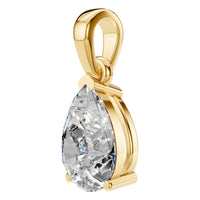 PE-1164 Yellow Gold Pendant SET - ANGLE