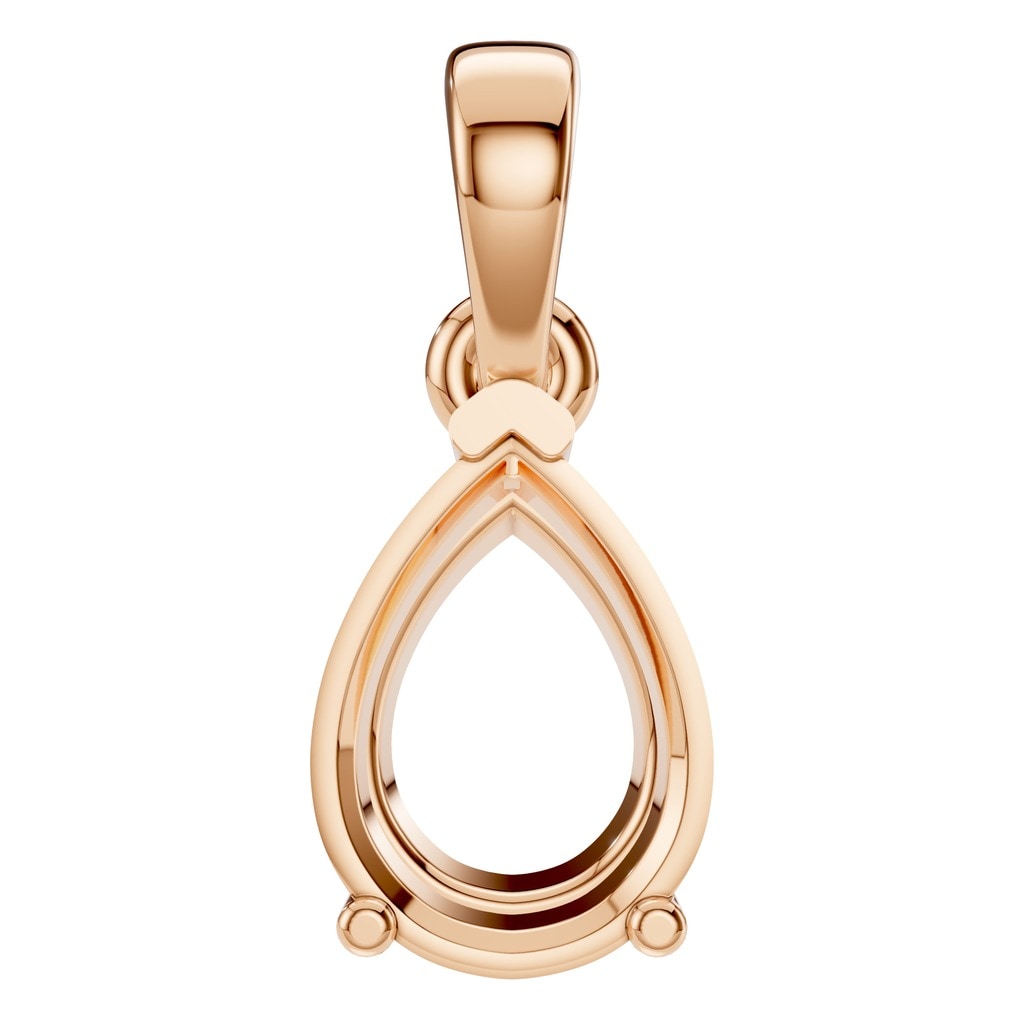 PE-1164 Rose Gold Pendant UNSET - Main View