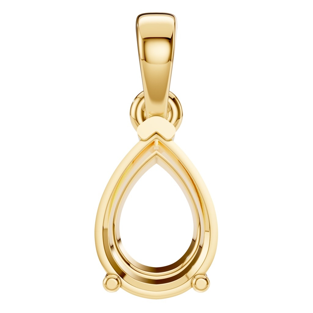 PE-1164 Yellow Gold Pendant UNSET - Main View