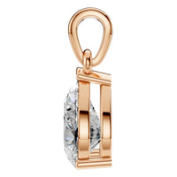 PE-1164 Rose Gold Pendant SET - Side View