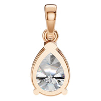 PE-1164 Rose Gold Pendant SET - BACK