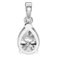 PE-1164 White Gold Pendant SET - BACK